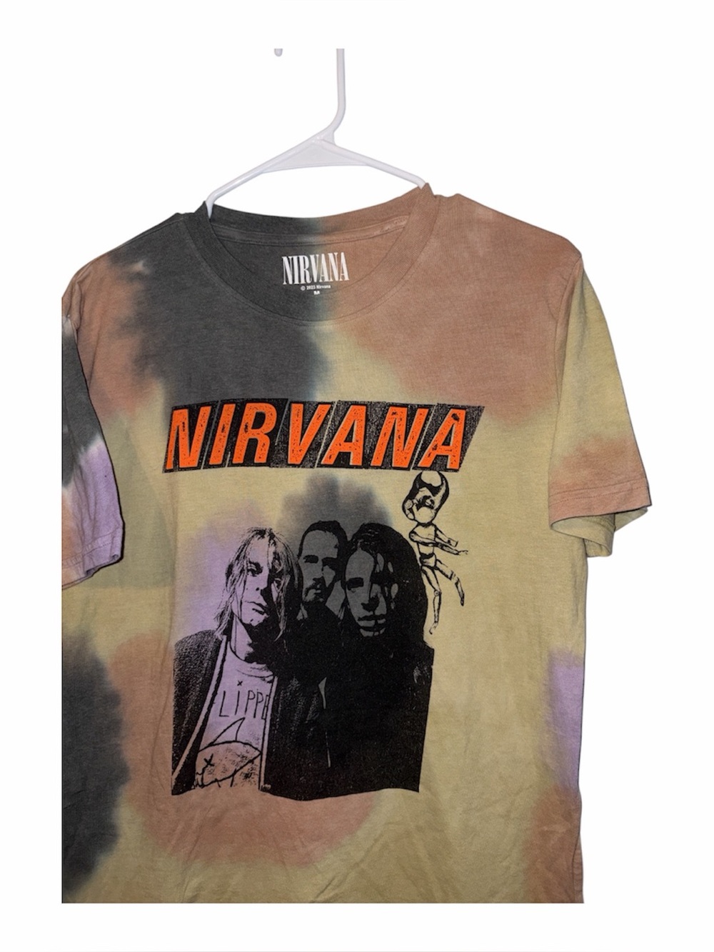 Nirvana Unisex T-Shirt Flipper (Wash Collection) Size Medium Kurt Cobain 90s - Picture 2 of 6